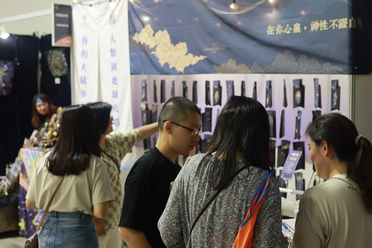 花博風設祭人類圖實戰班同學成果發表現場